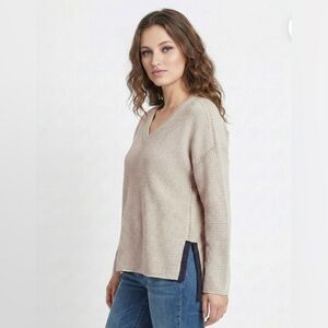 Alpaca Alicia Adams NWT Zoe Sweater Baby Alpaca Wool Size LARGE